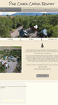 Mobile Screenshot of pinecreekcabinsresort.com